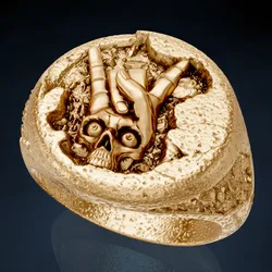 rock evil ring