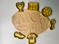 set de cortador de galletas fifa mundial de fútbol - Modelo de impresión 3D gratuito