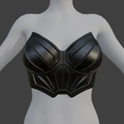 Sleek Sci-Fi Breastplate