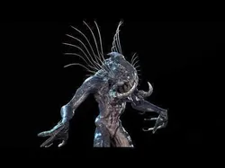 Swamp Monster Low-poly 3D model