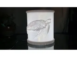 Turtle Lithophane Lamp