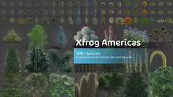 Xfrog Americas 3D Model Pack