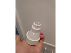 1-1/2" pipe to US male hose adapter