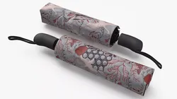 Auto Folding Printed Umbrella 3D model