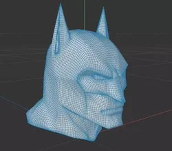 Batman Decorative Head 3D Model 3D model