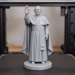 Benedict XVI Cassock Statue 3D Print Model 3D print model
