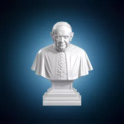 Benedict XVI Memorial Bust 3D Print Model 3D print model