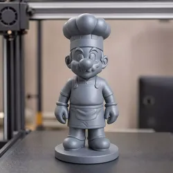 Chef Mario Fan Art 3D Print Model 3D print model