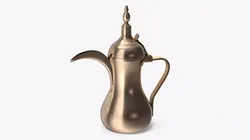 Dallah Traditional Arabic Coffee Pot 3D model