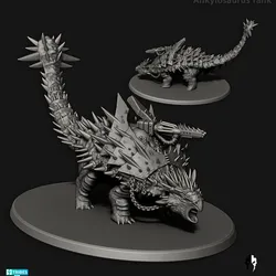 Desert Elves - Ankylosaurus + Feral Ankylosaurus