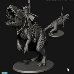 Desert Elves - Lord on Rex + Feral Rex