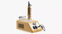 Electric Nail Drill Machine Gold 3D model