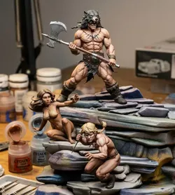 Fire and Ice 1983 Tribute Diorama STL Pack 3D print model