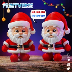 Flexy Chibi Santa Print In Place
