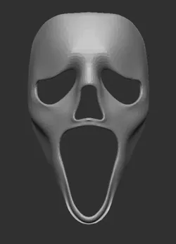 Ghost Face Scream Mask Fan Art 3D model 3D model