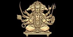 Hanuman ji 3D Relief Model for CNC Macine  3D print model