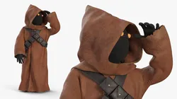 Jawa Star Wars Character Rigged for Cinema 4D 3D model