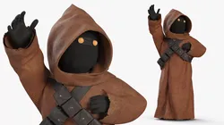 Jawa Star Wars Character Rigged for Maya 3D model