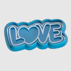love cookie cutter