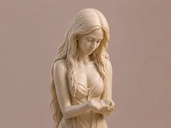 Mujer arrodillada - Modelo de impresión 3D gratuito