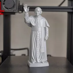 Pope Benedict XVI Blessing Statue 3D Print Model 3D print model