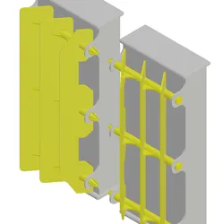 Radiator fins - RM 250 1994