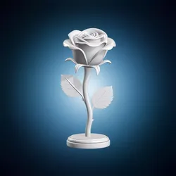 Rose Table Decor 3D Print Model 3D print model