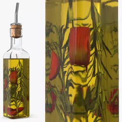 Rosemary Oil with Garlic 3D model
