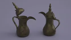 Rusty Arabic Coffee Pot 3D model