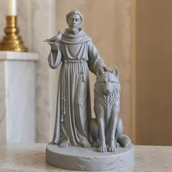 Saint Francis Assisi Patron Saint Variant 3D Print Sculpture 3D print model