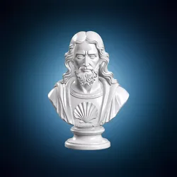 Saint John Bust 3D Print Model 3D print model