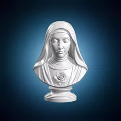 Saint Therese Bust 3D Print Model 3D print model