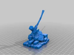 Stormbreaker stuck in rock on top of bricks