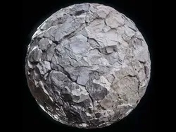 Stylized Rock Wall PBR Texture Set 4K And 1K Texture