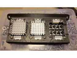 TL-Smoother Case with 45 degree mounting (for delta or Kossel printers) with STEP files