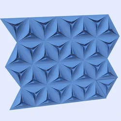 Trifloral Origami Modular Panel