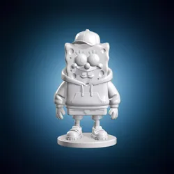 Urban SpongeBob Fan Art 3D Print Model 3D print model