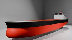 1-500 scale Handysize Bulkcarrier FDM Printable 3D print model