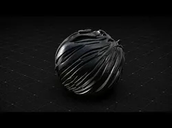 Abstract Organic Fluid Sphere - 4K PBR High-Fidelity 3D Ornament 3D model