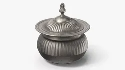 Antique Middle Eastern Sugar Bowl Silver 3D model
