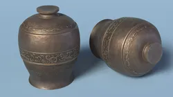 Antique Seismograph Housing 3D model