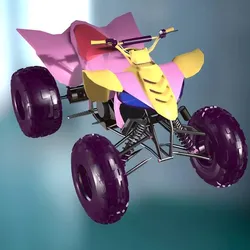 ATV VEHICLE BICYCLE BIKE CAR TRUCK MOTORBIKE 14 CHAIN WHEELS 3D MODEL STL OBJ DAE