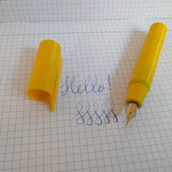 Big (ridiculos) simple piston fountain pen