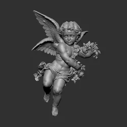 cherub or baby angel 3D print model