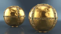Coronation Ceremonial Orb Gold 3D model
