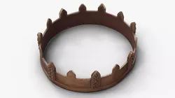 Crown of King Arthur Bronze 3D model