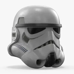 Dirty Imperial Stormtrooper Helmet 3D model