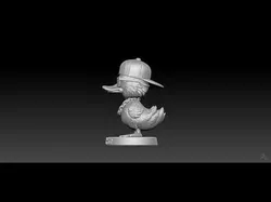 Duck It  Urban Hip-Hop Duck Collectible STL 3D print model