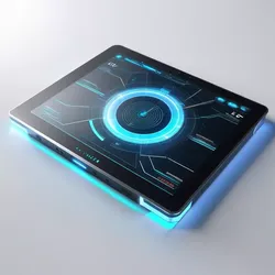 Futuristic Holographic Data Tablet 3D model