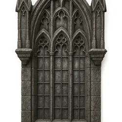 Gothic Cathedral window wall